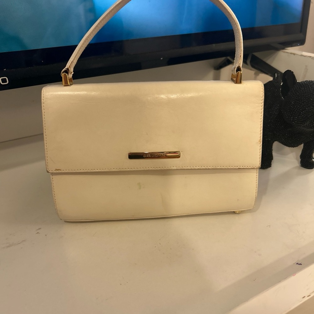 St. John Collection Cream Mini Bag